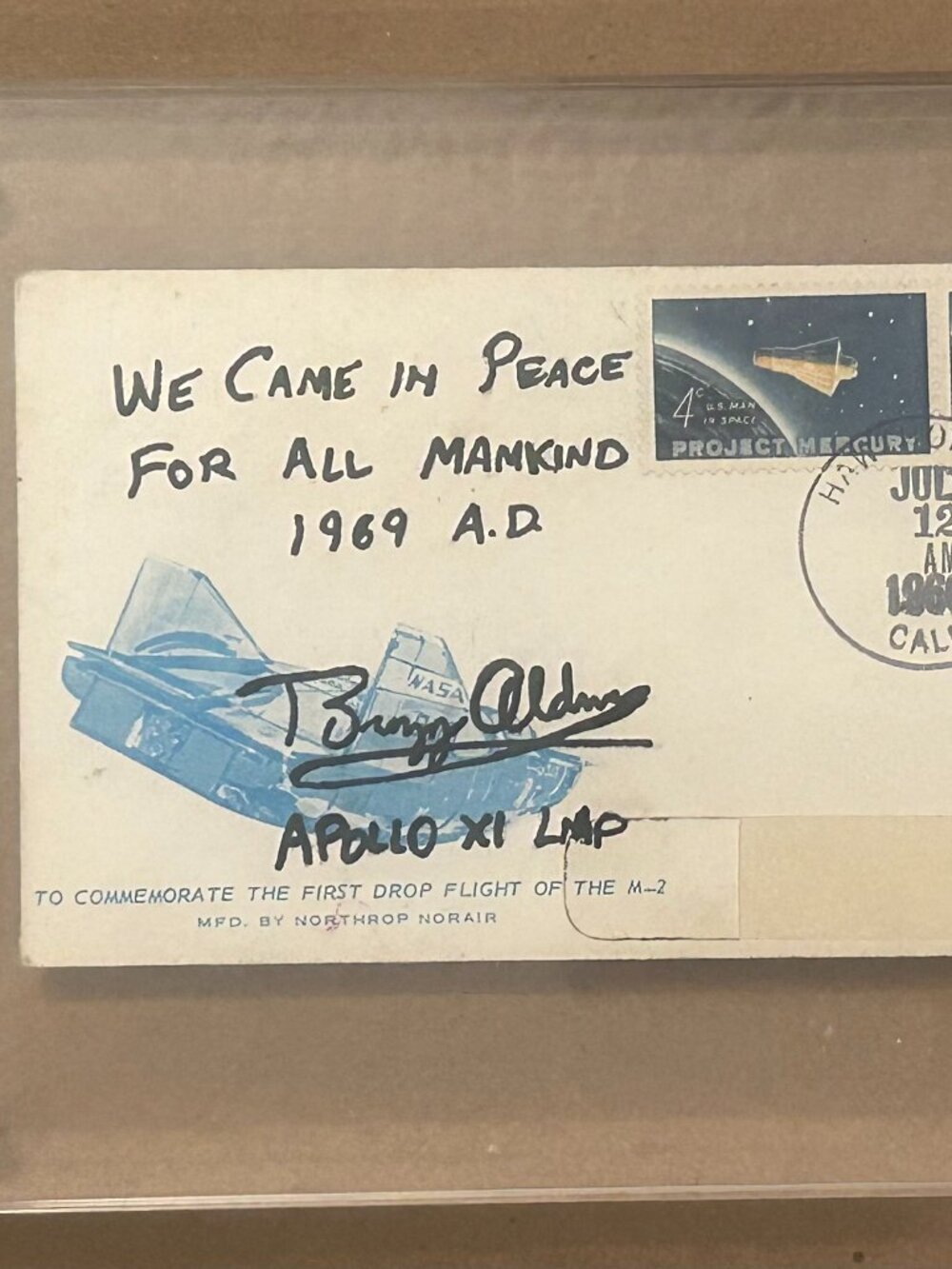 Buzz Aldrin - Signed Envelope
